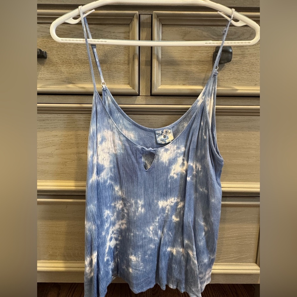 Blue Tie-Dye Women's Top